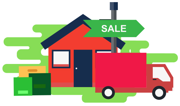 A team of professional garden clearers