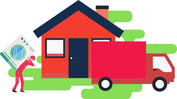 A team of professional garden clearers